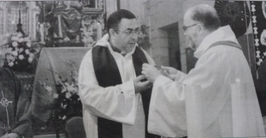 Vicario Antonio Ramos y fray Fernando Linares